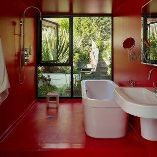 Full size of salle bain rouge et grise interesting carrelage pictures best image faience moderne ides