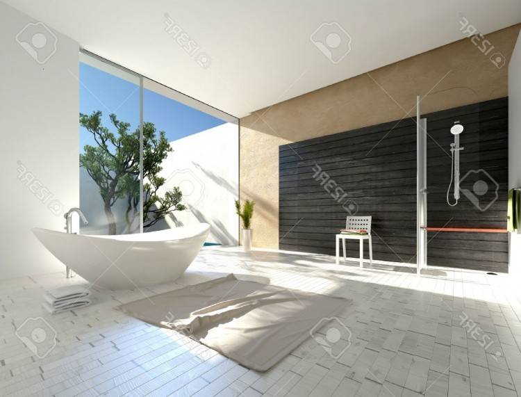 La salle de bain avec parquet ou les meilleures alternatives pour le  plancher en bois dans l'espace humide