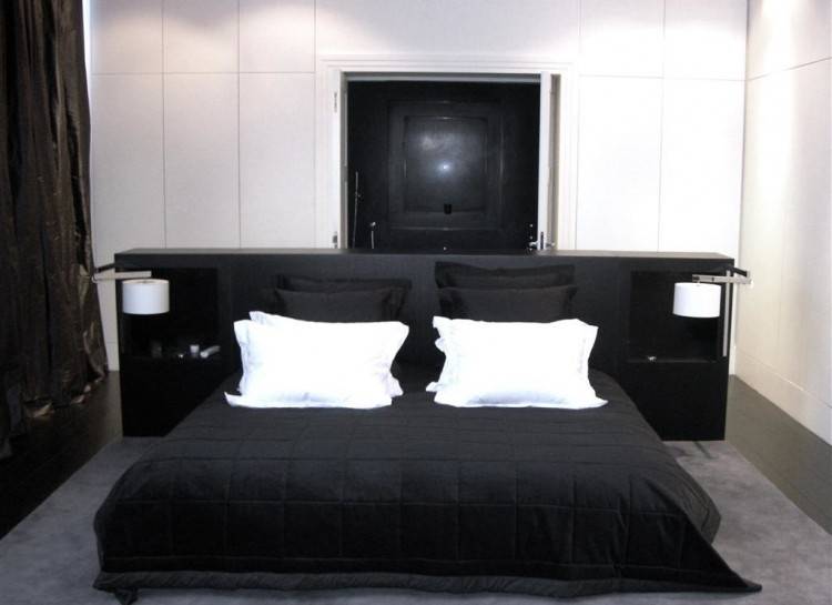 Chambre A Coucher Moderne Noir Et Blanc Beau Best Chambre A Coucher  Moderne En Mdf Turque