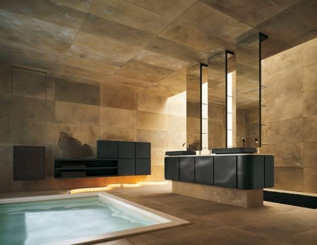 Image Salle De Bain Moderne: Charmant image salle de bain moderne à meuble  de salle