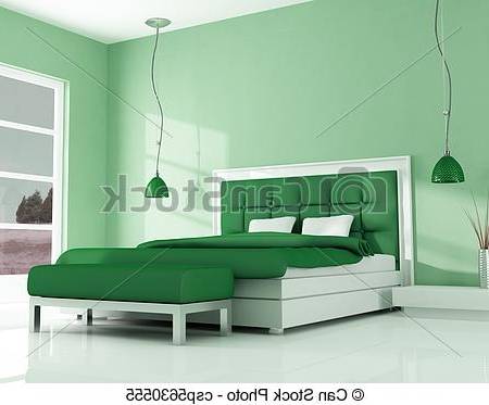Le vert grise cette chambre à coucher