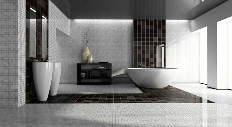 La salle de bain moderne en 130 photos splendides